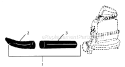 Page B Diagram and Parts List for 960  Weed Eater Leaf Blower / Vacuum